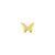 Titanium Threadless Top - Vlinder Goud