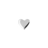 Titan Threadless Top - Herz Silber