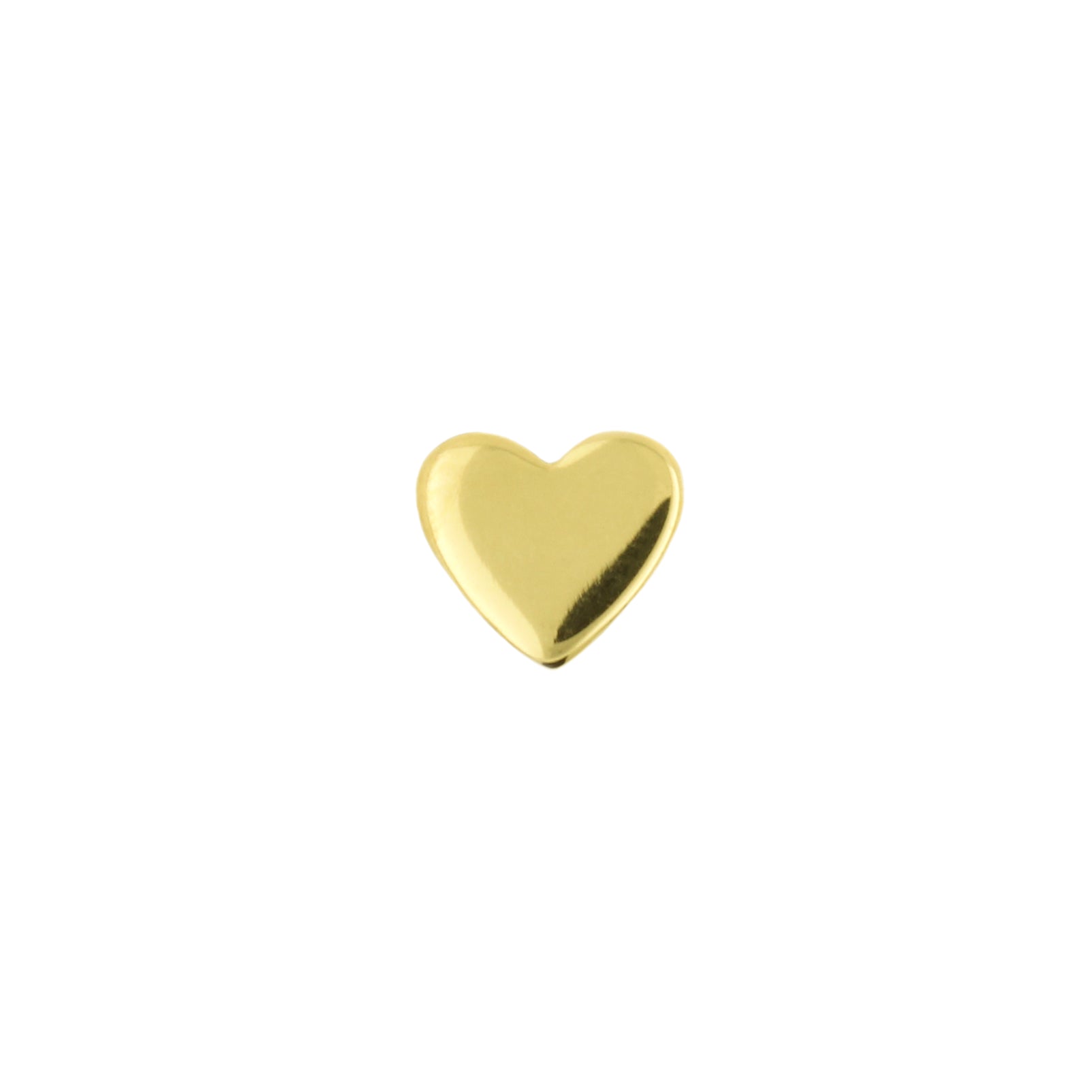 Titanium Threadless Top - Hartje Goud