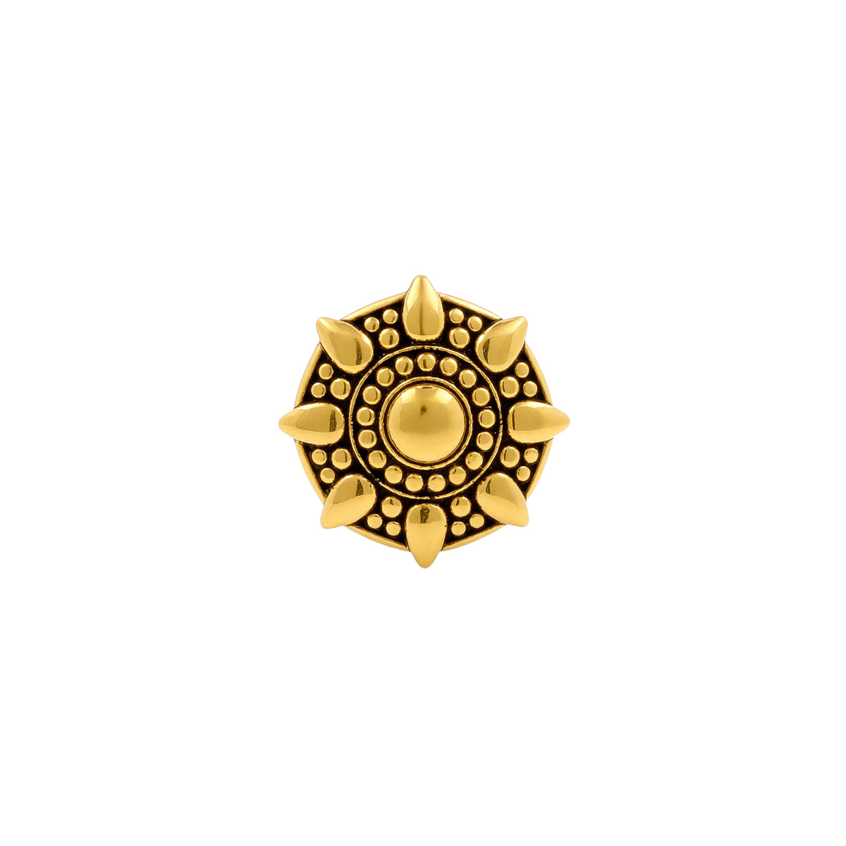 Nikkelvrij Stalen Zon Goud