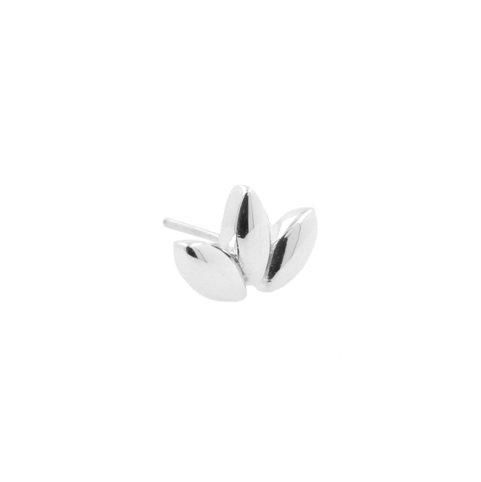 18 Karat White Gold Fan