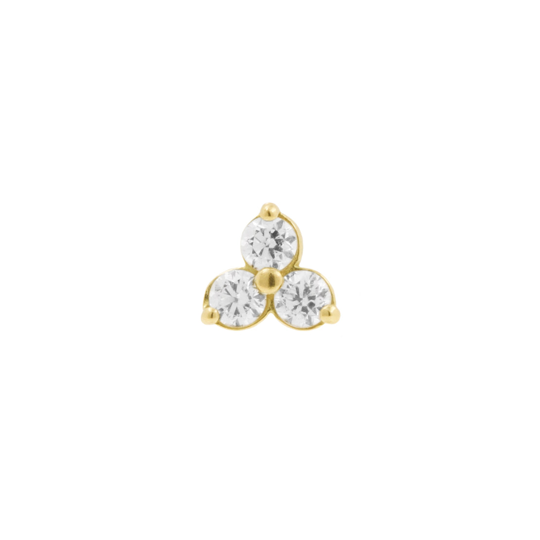 18 Karaats Gouden Trinity met Zirkonia