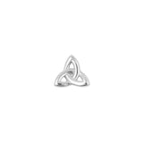 18 Karat Weißgold-Triquetra