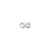 18 Karat Weißgold Infinity