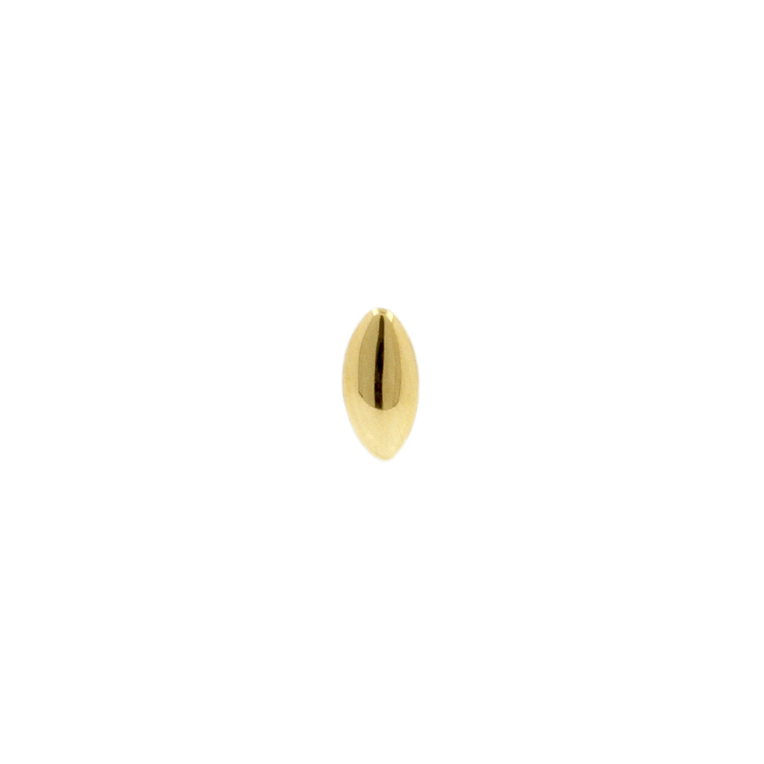 18 Karat Gold Ellips Top
