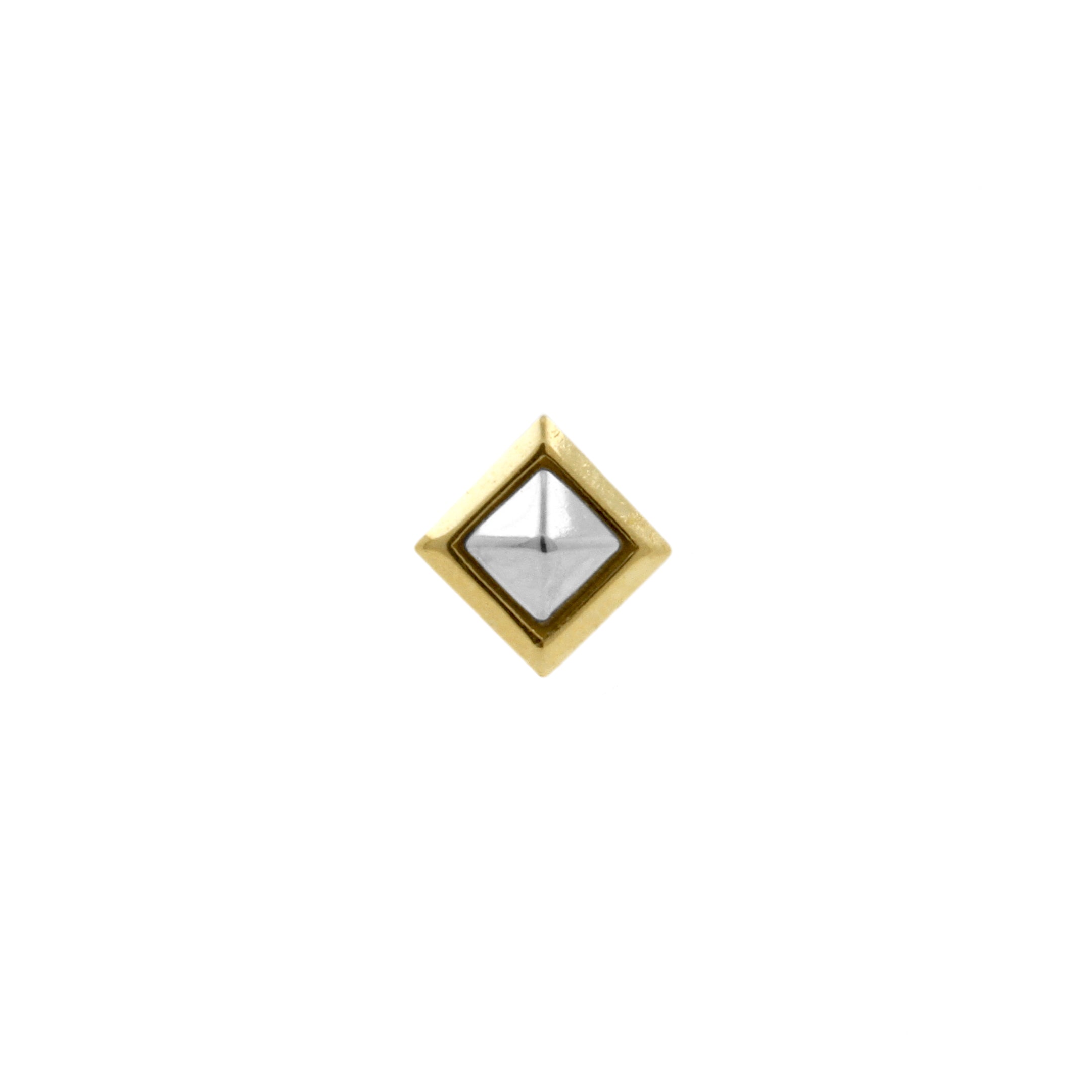 18 Karaats Gouden Pyramid Duotone Top