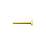 18 Karat Goldenes Labret Stud