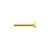 18 Karaats Gouden Labret Stud