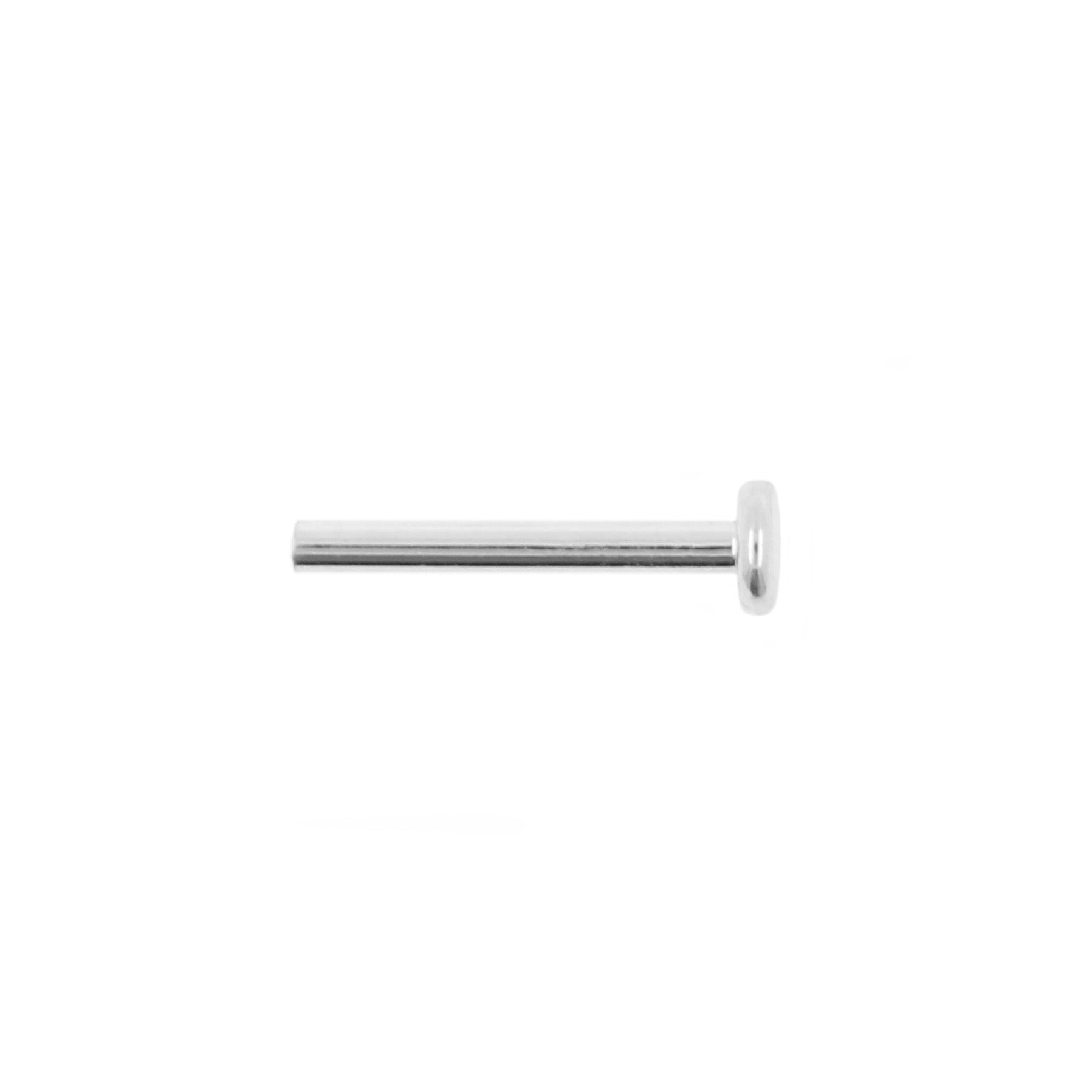 18 Karaats Witgouden Labret Stud