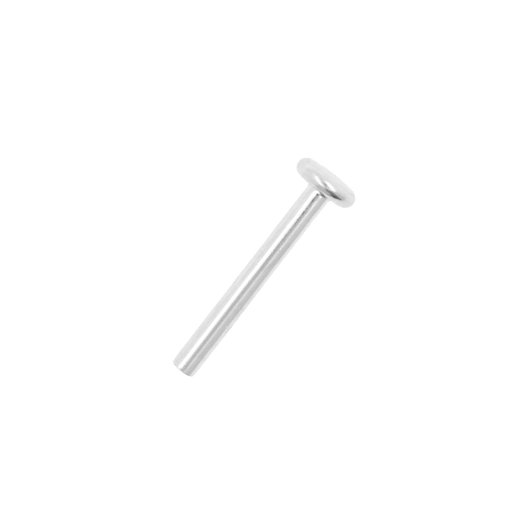 18 Karaats Witgouden Labret Stud