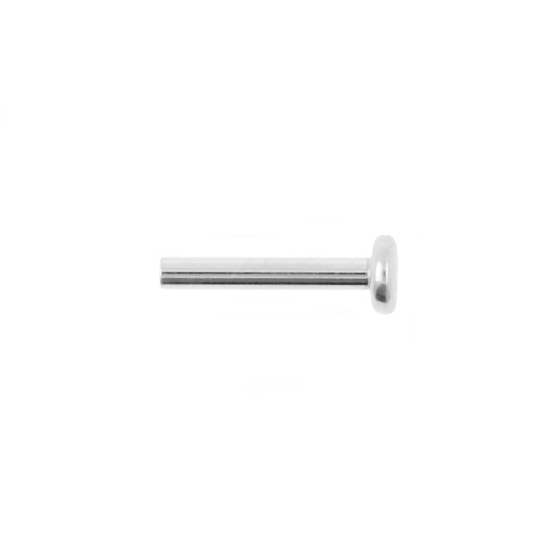 18 Karaats Witgouden Labret Stud