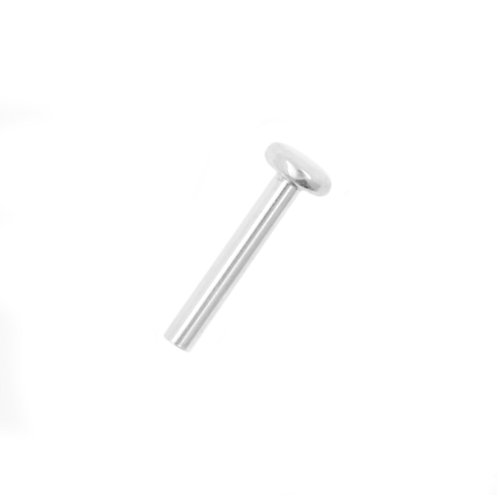 18 Karaats Witgouden Labret Stud