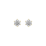 18 Karat Gold Ohrstecker mit Premium Zirkonia