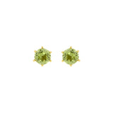 18 Karat Gold Ohrstecker mit Peridot