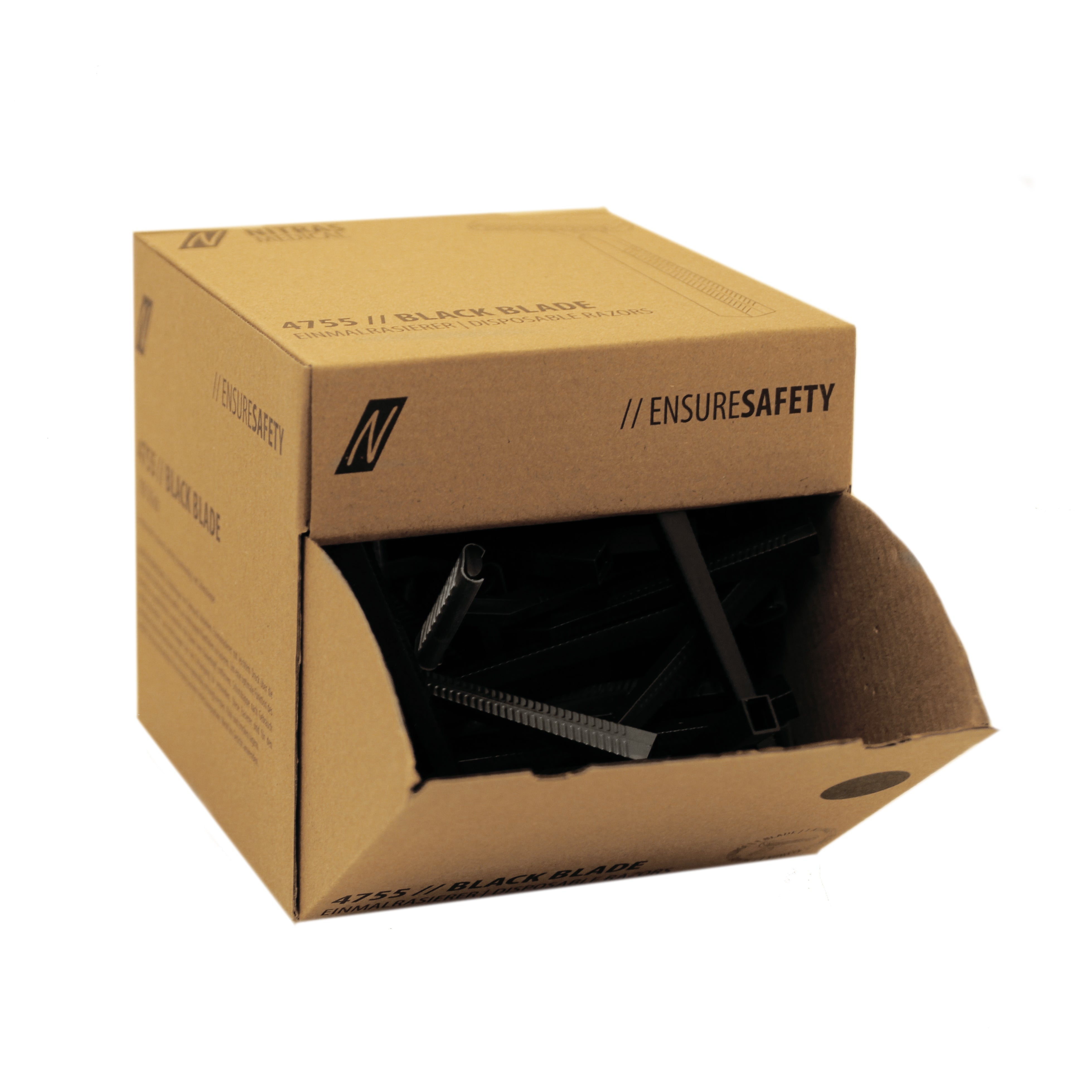 Black Razor Blade Black Blade - 100 Pieces