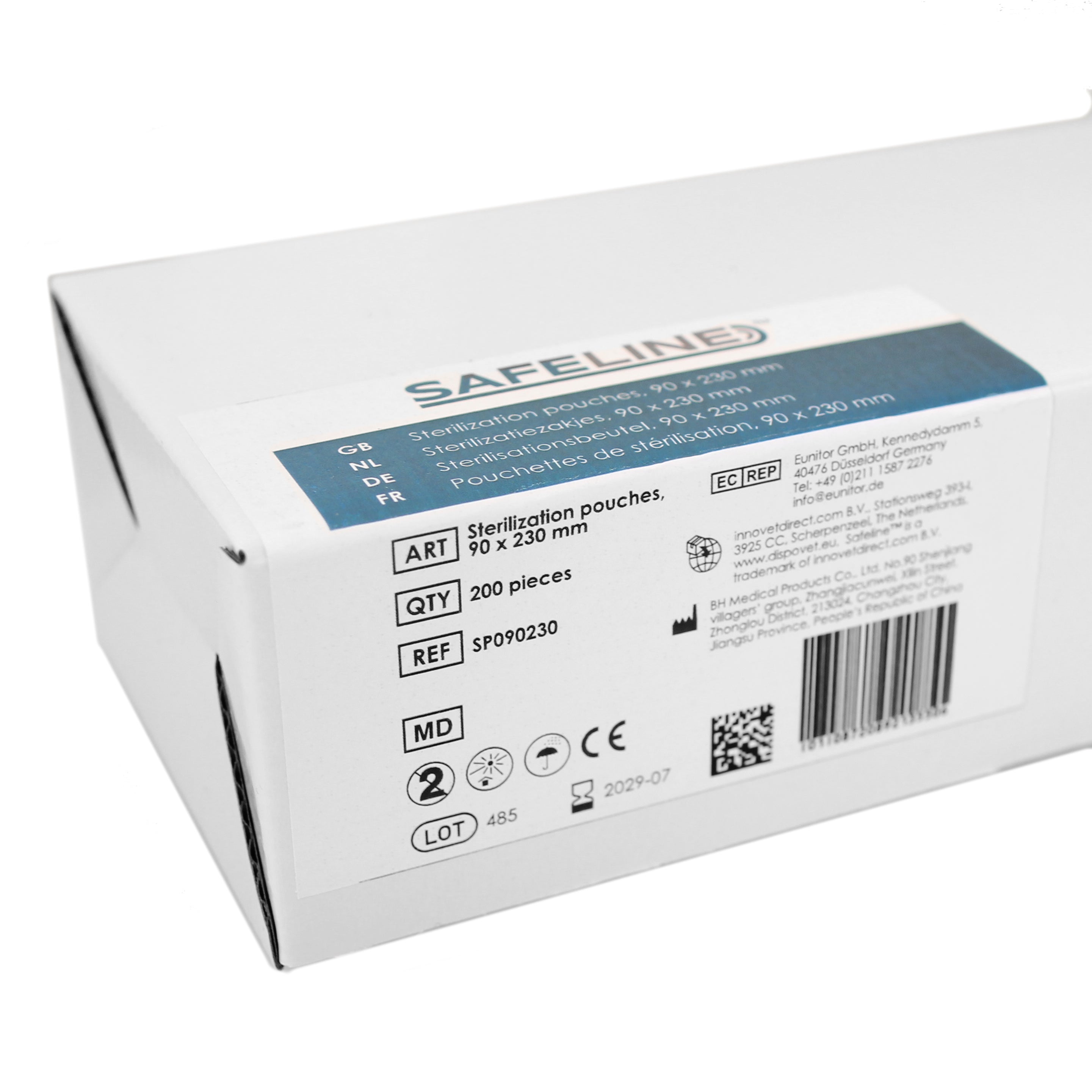 Sterilization Pouches - 90 x 230 mm