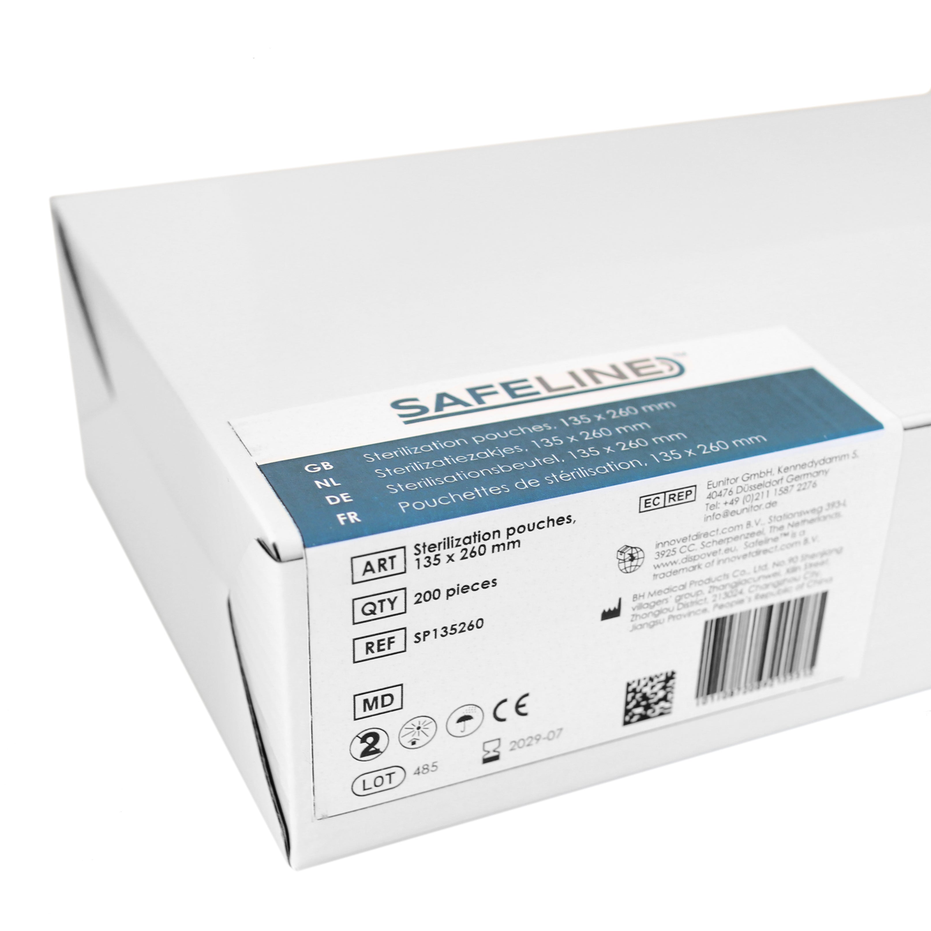 Sterilization Pouches - 135 x 260 mm