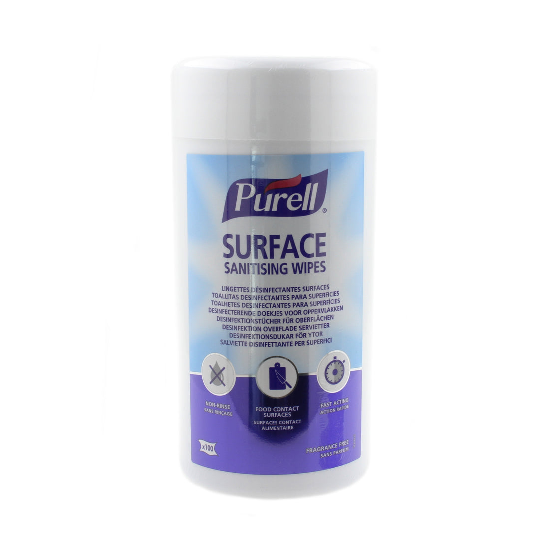 Purel Desinfecting Pads (100 Pieces in dispenser)