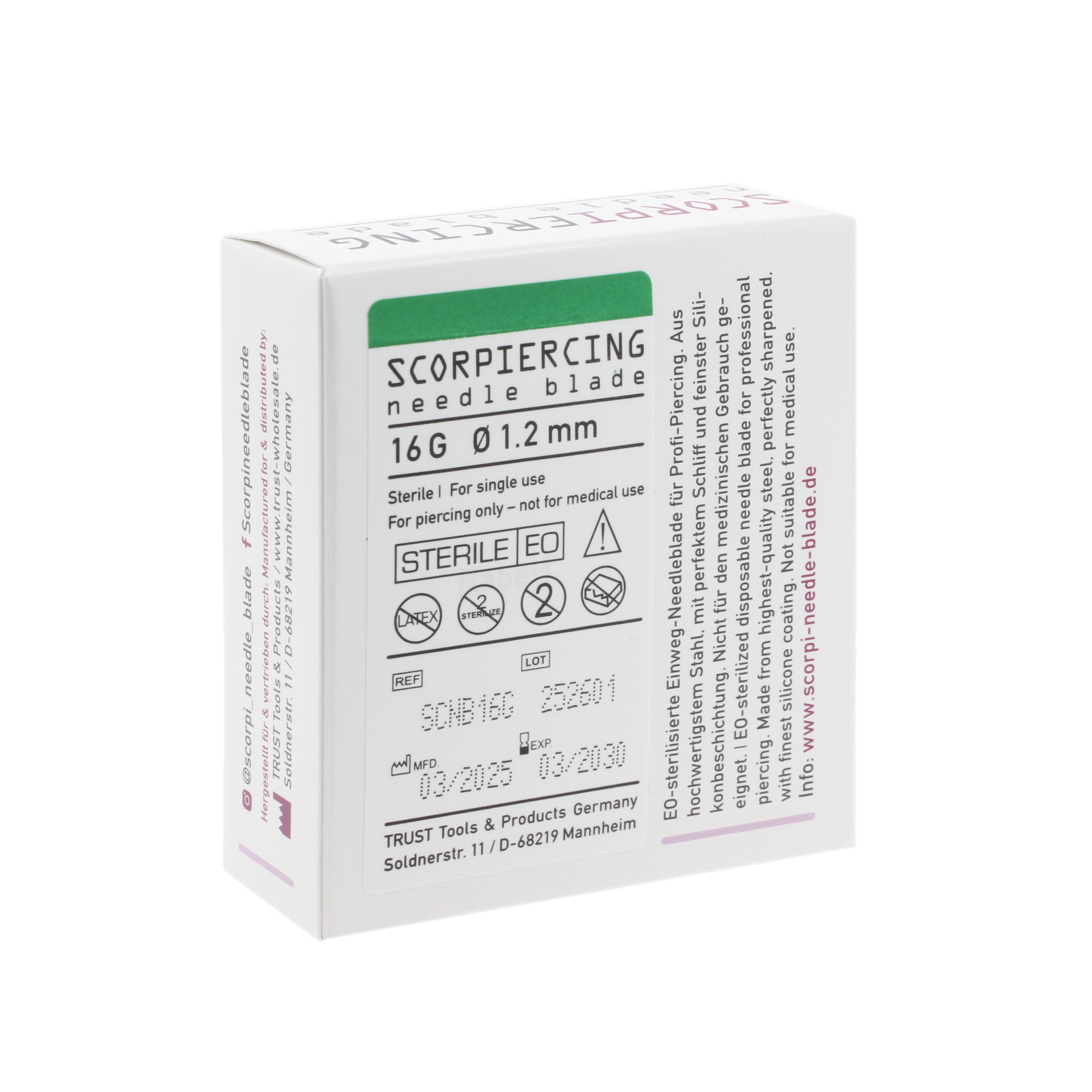 Scorpi Needle Blades (50 Stuks)