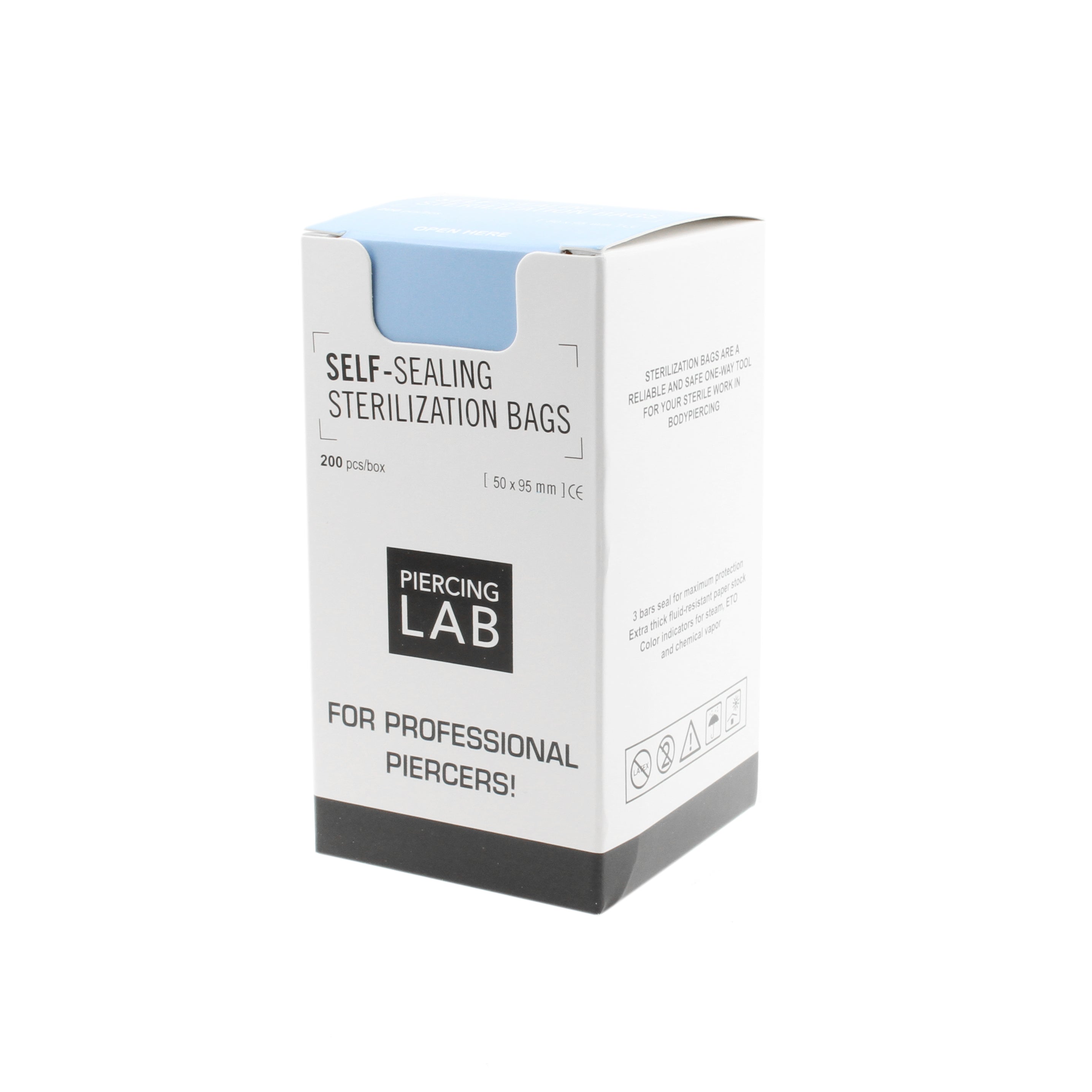 Sterilisation Pouches - 50mm x 95mm
