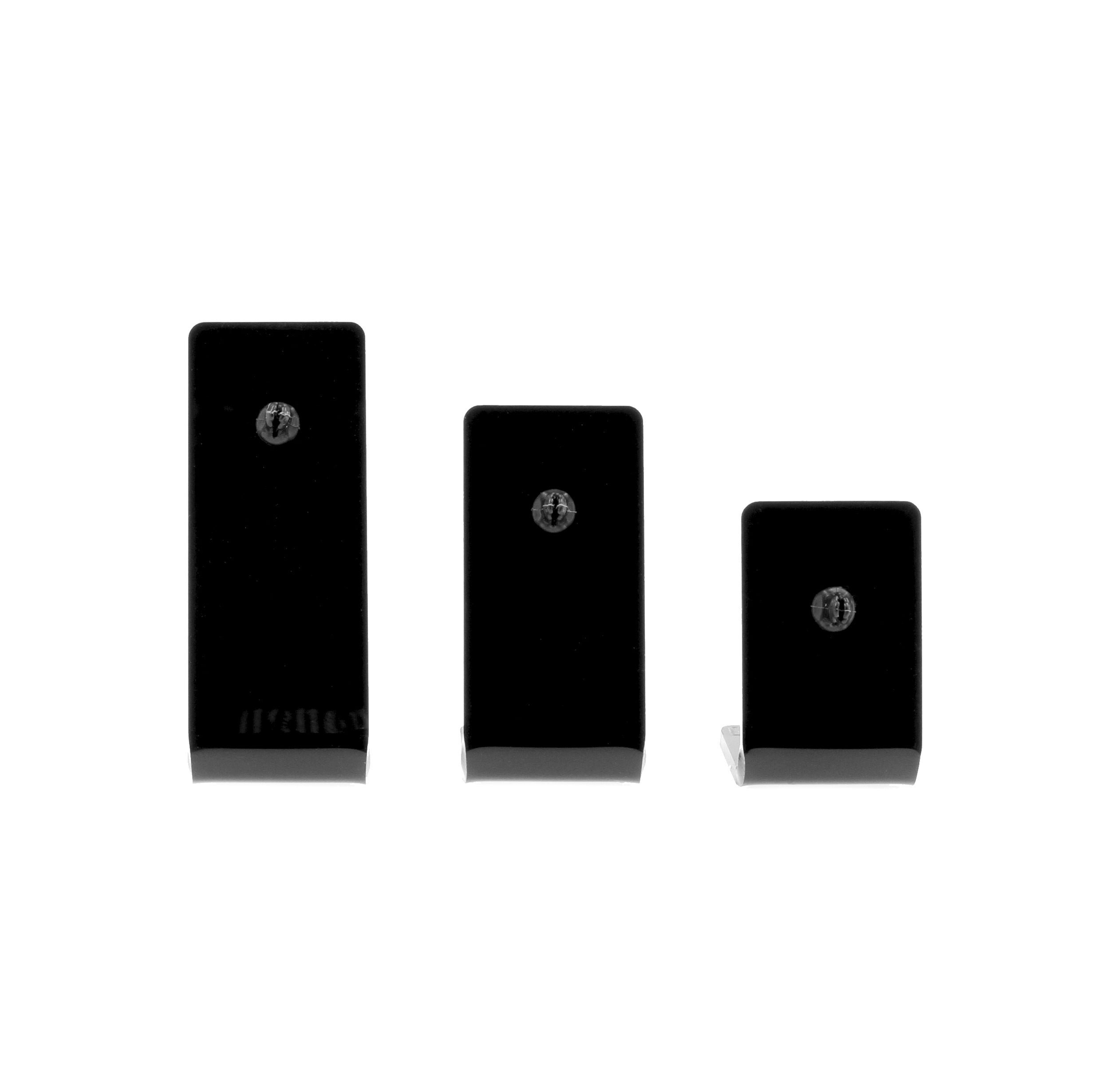Acryl Piercing Display Set - Clip In Zwart
