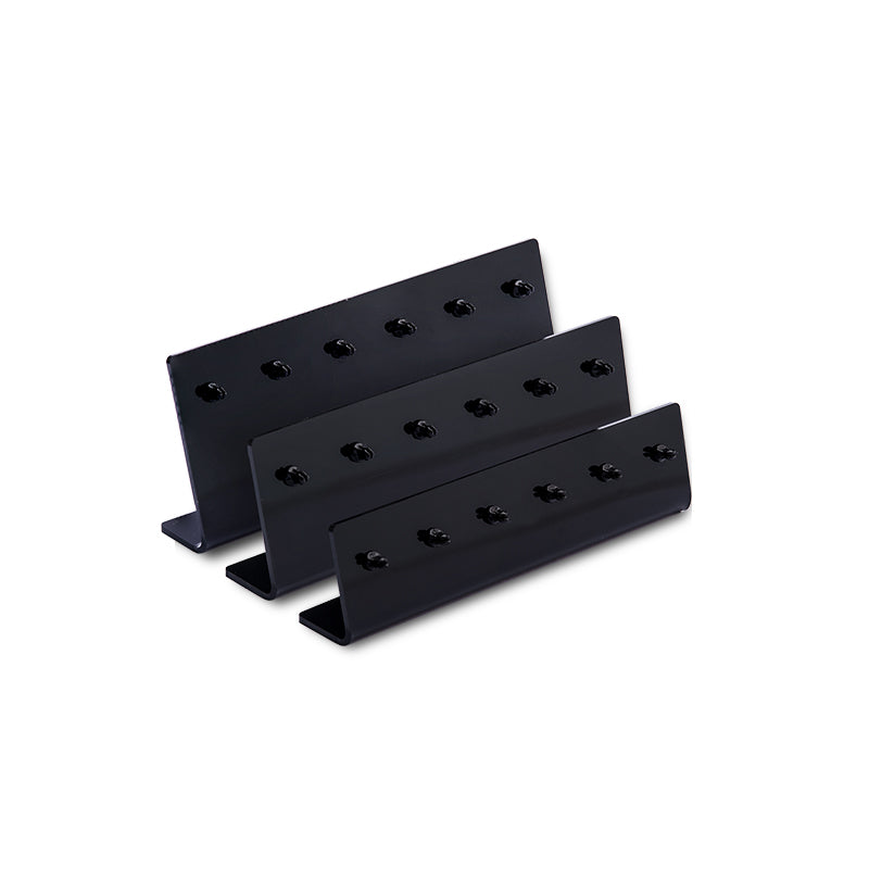 Acryl Piercing Display Set - Clip In Zwart
