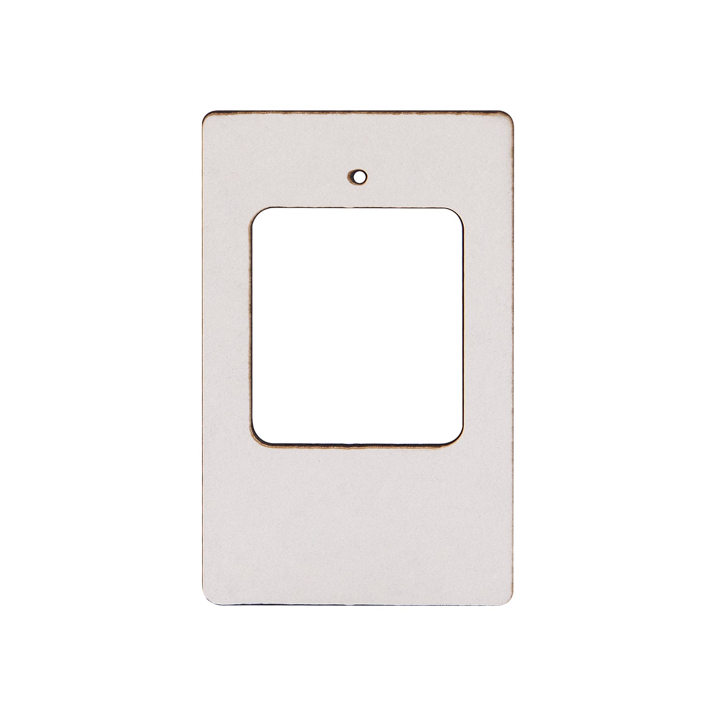 Hout Display Cards - Piercing Ring (5 stuks) Licht Grijs