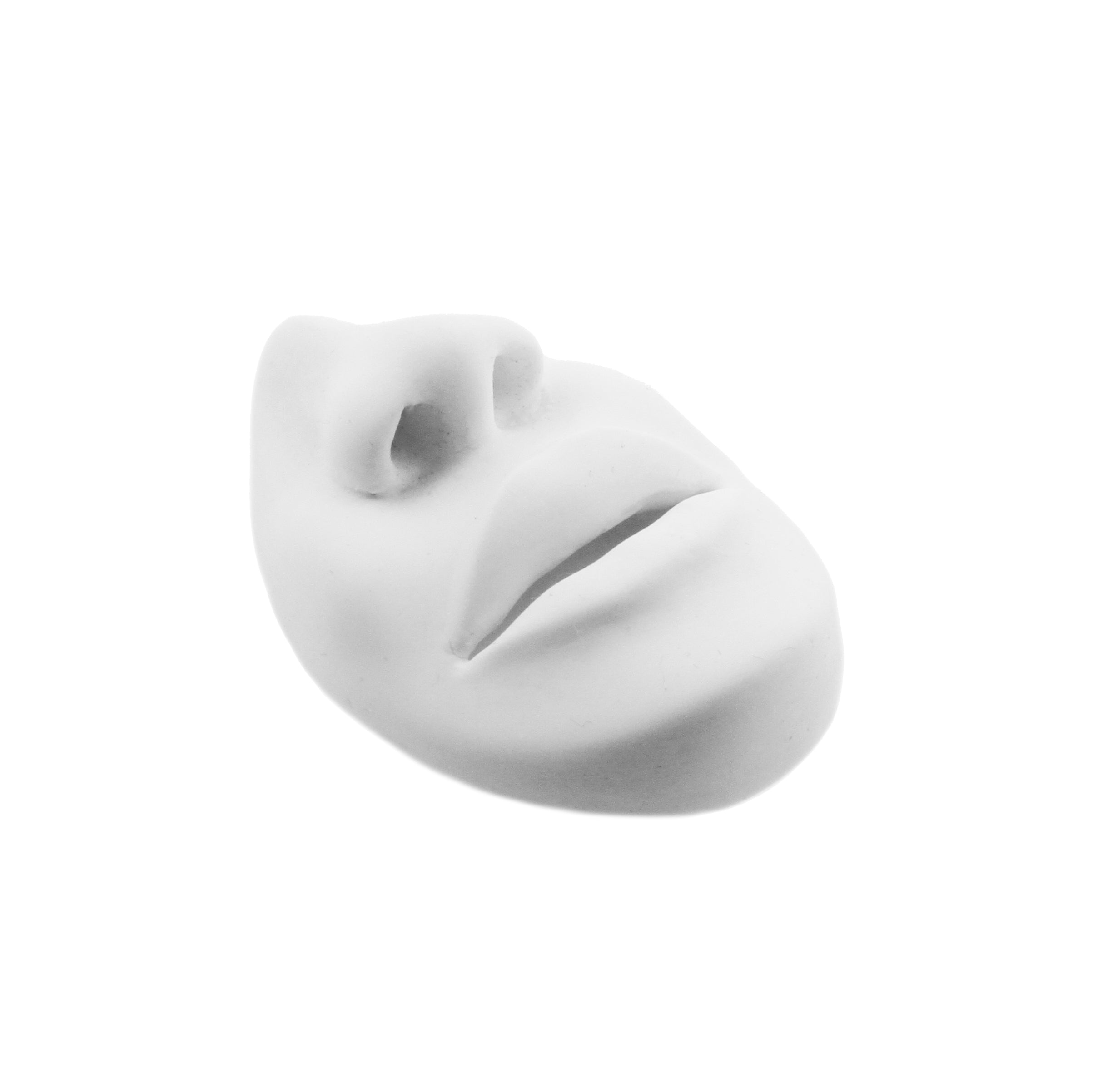 Silicone Silicone En Acryl Display - Lip En Neus Wit