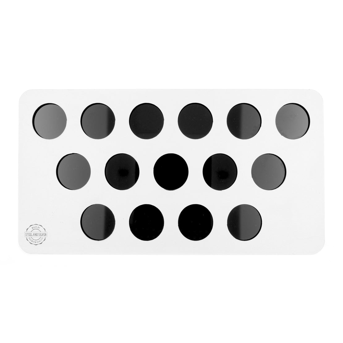 Acryl Acryl Display Voor 15 Ringen Licht Grijs