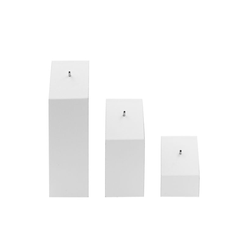 Plastwood Block Display Set - 3 pieces - Internally Threaded 1,6 mm