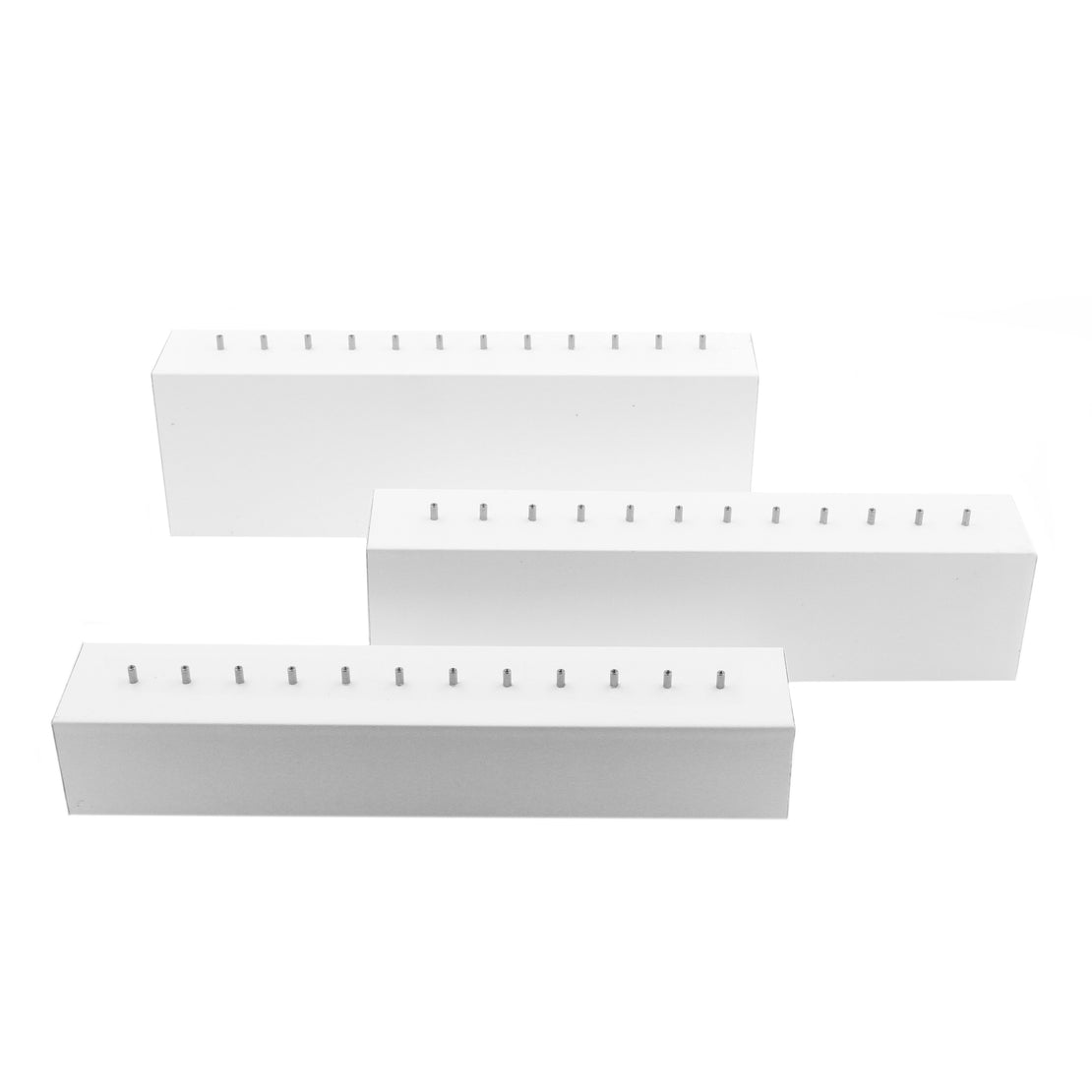Plastwood Block Display Set Long - 3 pieces - Internally Threaded 1,2 mm