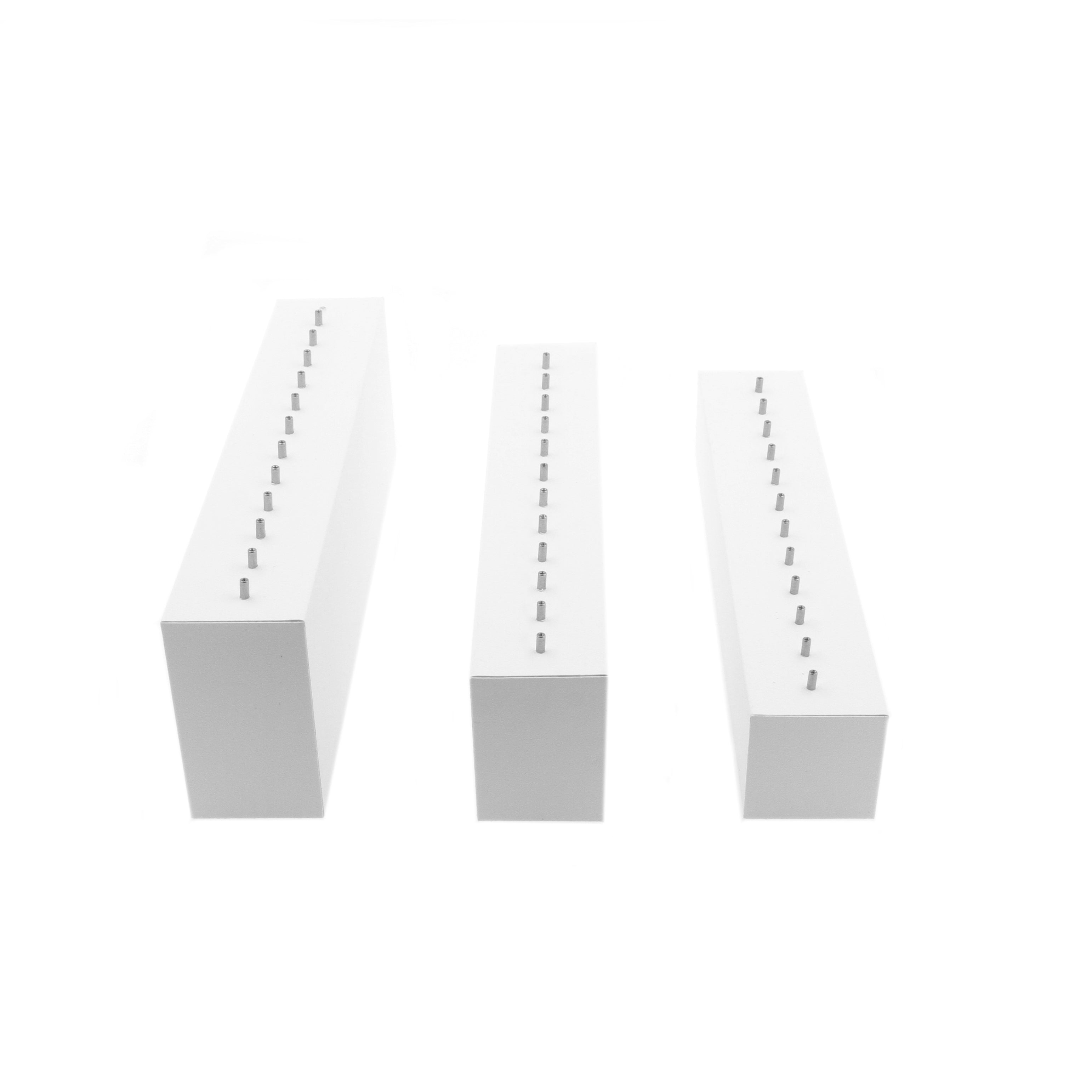 Plastwood Block Display Set Long - 3 pieces - Internally Threaded 1,2 mm