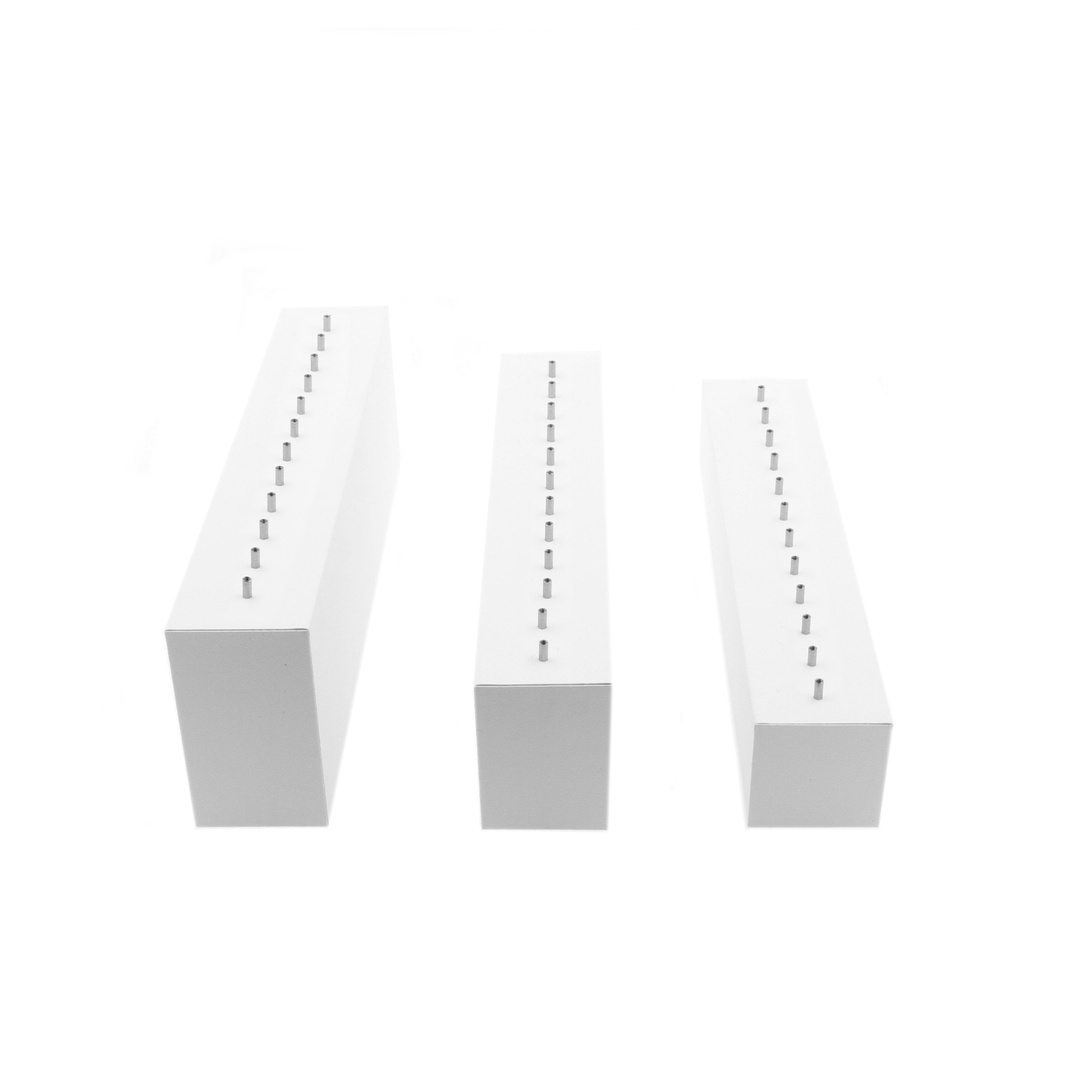 Plastwood Block Display Set Long - 3 pieces - Internally Threaded 1,6 mm