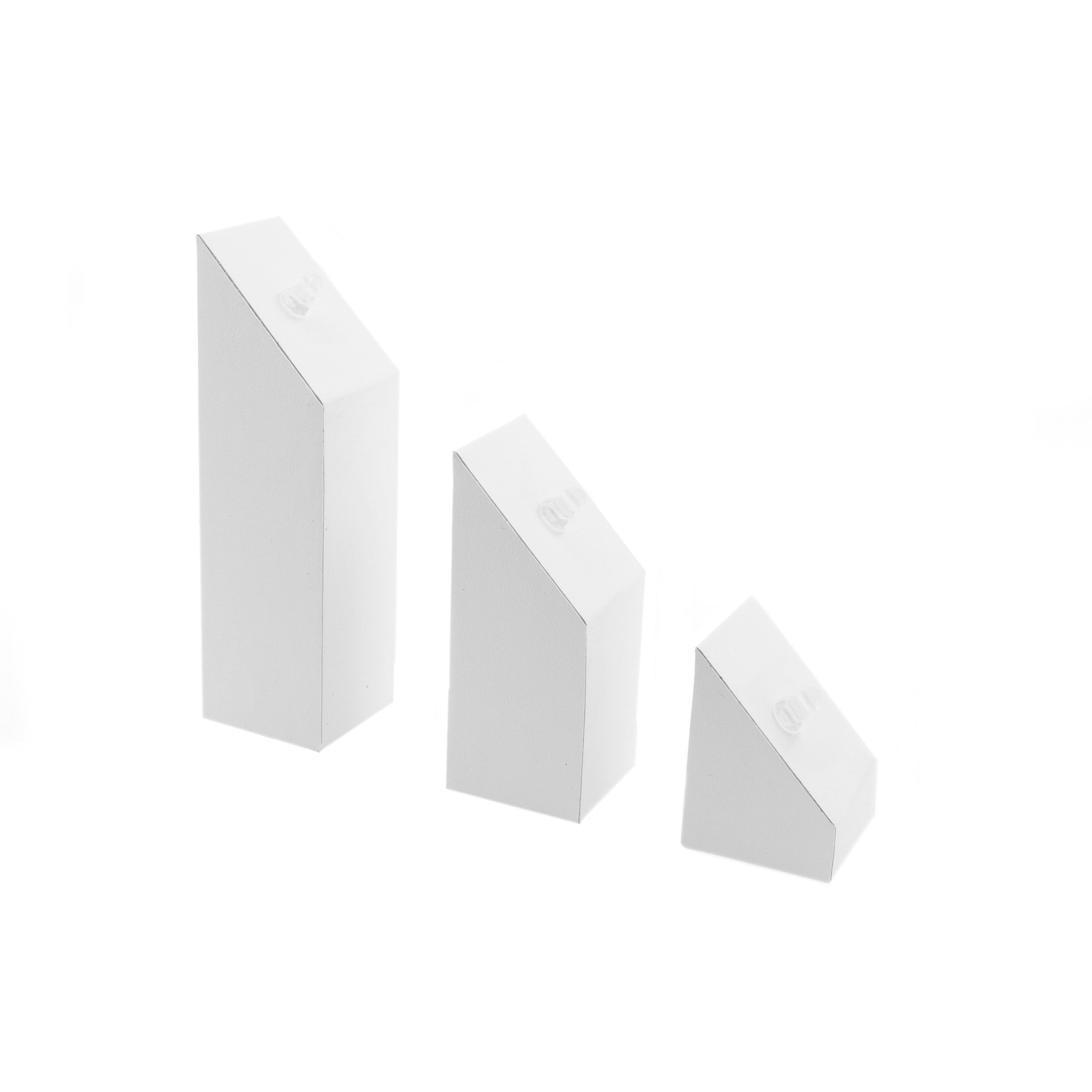 Plastwood Blok Display Set - 3 stuks - Clip-In Wit