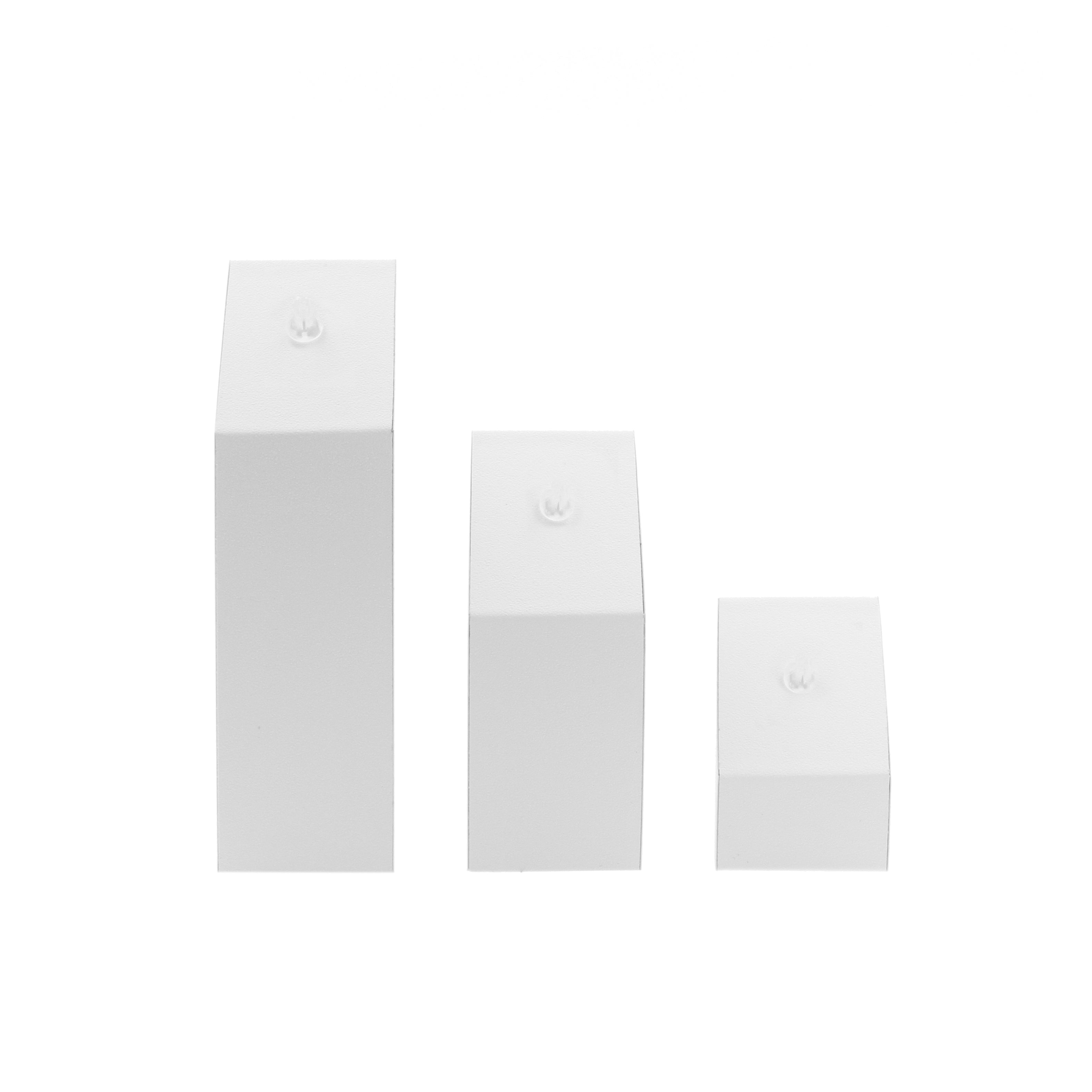 Plastwood Blok Display Set - 3 stuks - Clip-In Wit