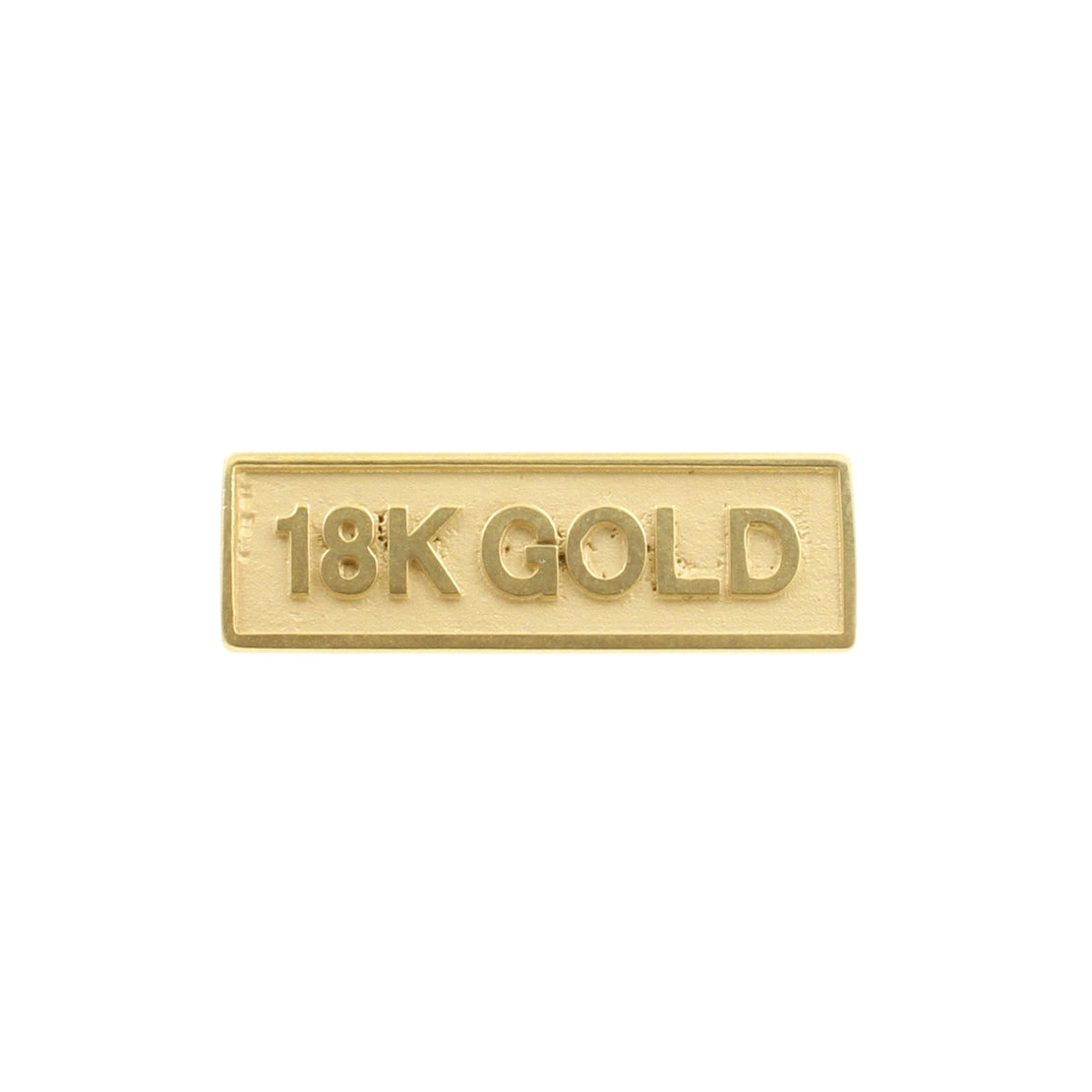 Surgical Steel Block Display Tag Gold Jewelry